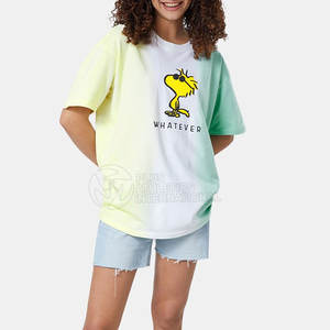 Camiseta de gran tamaño con logotipo impreso personalizado para mujer, gran oferta, camiseta de gran tamaño para mujer, camisetas de algodón y poliéster para mujer - Product Image 3
