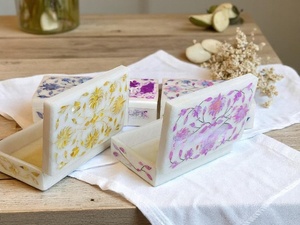 Indian Supplier Handmade Marble Jewelry <b>Box</b> Stylish and Functional for Gifting or Daily Use Available at Competitive Price - Product Image 5