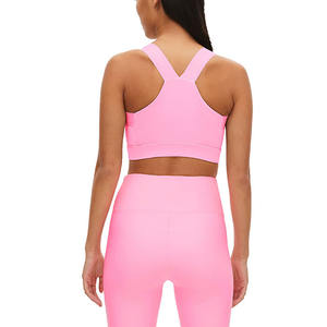 Nueva llegada de secado rápido sujetador de gimnasio para las mujeres con el busto grande más tamaño de encargo del logotipo transpirable Sujetador deportivo para correr Yoga Precio barato - Product Image 3