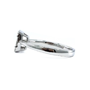 Chine Usine Bijoux Conception Spéciale De Haute Qualité 18k Or Blanc Massif Véritable Diamant Taille Brillant Petite Grappe De Mariage - Product Image 2