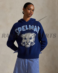 เสื้อสเวตเตอร์แฟชั่นลำลองสำหรับผู้หญิง คุณภาพสูงพิเศษจากผู้ผลิต คอทรงกลม ติดกระดุมด้านหน้า ผลิตตามสั่ง ทำจากขนสัตว์ 100% ป้องกันการเกิดขุย - Product Image 2