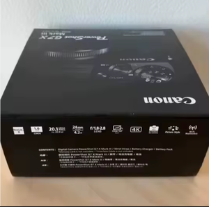 Cámara Digital para Vlogging G7X Mark III de Calidad, Nueva, en Color Negro - Product Image 1