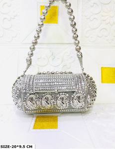 Embrague de fiesta de noche de metal de hierro hecho a mano de diseñador para damas embrague de piedra nupcial y monedero de fiesta con patrón único - Product Image 2