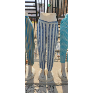 Femmes décontracté confortable coton respirant droit Vintage imprimé élastique mi-moyen lavage plat avant été OEM Service disponible - Product Image 1