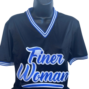 เสื้อยืดฟายน์เวมมัน ดราย ฟิต สำหรับผู้หญิง เสื้อยืดออกกำลังกายสำหรับการแสดงของชมรมนักศึกษาหญิงกรีก ซับเหงื่อได้ดี แขนสั้น - Product Image 6