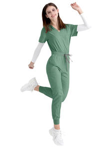 ชุดขัดผิวเรียบสำหรับผู้หญิงผู้ชายชุดพยาบาลทางการแพทย์ทางการแพทย์สำหรับใช้ในร้านเสริมสวยระบายอากาศได้ - Product Image 2