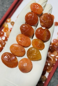 Precioso 100% Natural hecho a mano cornalina tallada cristal mezcla forma para joyería cornalina para regalos lote de piedras preciosas cornalina, - Product Image 4