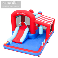 Château Gonflable Familial à Parois Hautes pour l'Extérieur, MOQ 2 Pièces, Taille Adaptée pour la Maison, Personnalisation Disponible