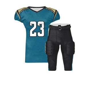 Camiseta de fútbol americano personalizable, ropa deportiva transpirable con nombre de equipo y logotipo, uniformes de manga corta sublimados - Product Image 2