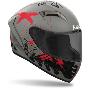 Casco Deportivo de Estilo Retro Airoh Connor Desperado con Doble Visera y Diseño Predator, Material de PC Naranja Mate, Unisex, Tallas XS/S/M/L - Product Image 4