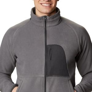 Chaqueta de lana Polar personalizada de alta calidad para hombre, chaquetas de lana Polar cálidas de invierno con cremallera bordadas y esponjosas gruesas en blanco para hombre - Product Image 4