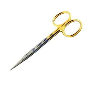 11.5cm Manual Stainless Steel <b>Dental</b> TC Straight <b>Surgical</b> Iris Scissors Basis of Lab <b>Instruments</b> for Tissue Dissecting & Suture - Product Image 1