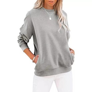 Women's Winter Oversized Heavyweight Cotton Pullover Sweatshirt Korean Style Hoodie Embroidered Front Logo Badge <b>Sequined</b> - Product Image 3