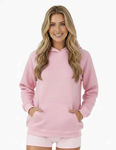 Women Oversized Long Hoodie Trendy Street Style Loose Fit <b>Velour</b> Fabric Warm Casual Daily Wear <b>Sweatshirt</b> - Product Image 6