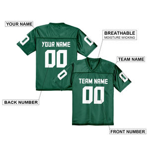 Camiseta Deportiva Clásica Retro de Alta Calidad, Transpirable y de Secado Rápido, Camiseta de Fútbol con Cuello en V, 100% Poliéster, Personalizable - Product Image 3