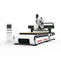 Machine de nesting CNC à commande numérique 1540 avec lame de scie intégrée pour la fabrication de meubles et d'armoires