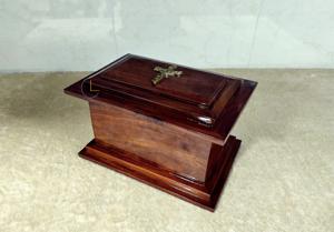 Urnes de crémation pour cendres humaines arbre de vie adulte mâle femelle urnes décoratives en bois - Product Image 2