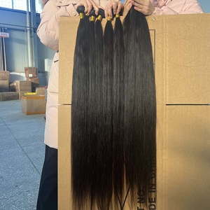 Extensiones de Cabello Humano Remy de Doble Trama al por Mayor, Cabello Virgen Sin Procesar Natural de Vietnam, Todos los Colores - Product Image 5