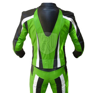 Combinaison de moto unisexe en cuir véritable coupe-vent et imperméable de qualité supérieure, manches longues, vente chaude, service OEM, tenue de course automobile complète - Product Image 5