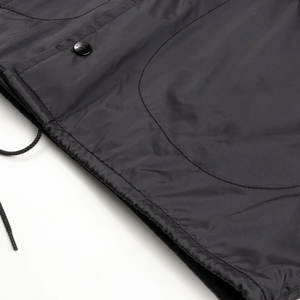 Nuevo estilo tela genuina logotipo de marca personalizado en blanco chaqueta de nailon para hombre negro serigrafiado logotipo bordado chaqueta de hombre logotipo personalizado - Product Image 6