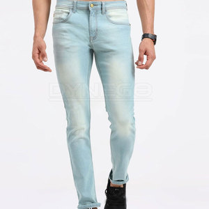2025 Pantalon en jean pour hommes avec logo personnalisé Style décontracté léger avec motif droit taille moyenne-Prix raisonnable à vendre - Product Image 1