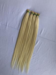 Temple indien brut de qualité supérieure 24 ''#613 Extensions droites en I à pointe unique donneur de cheveux liste de prix de gros fournisseur indien - Product Image 2