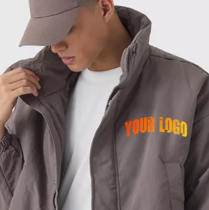 Chaqueta cortavientos de plumón de alta calidad para hombre, abrigo para exteriores, chaqueta acolchada para hombre, chaqueta de plumón personalizada de poliéster 100% de invierno de talla grande para hombre - Product Image 5