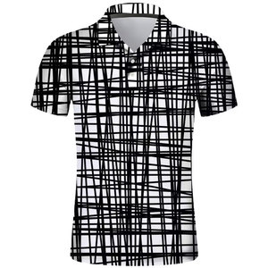 Venta al por mayor a estrenar de los hombres casuales para Polos de secado rápido transpirable de alta calidad de tela de talla grande de manga corta de la demanda superior OEM - Product Image 4