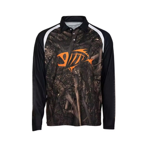 เสื้อตกปลาแขนยาวแบบออกแบบได้เองเสื้อตกปลาแบบระเหิดสำหรับทัวร์นาเมนท์ขายส่ง - Product Image 2