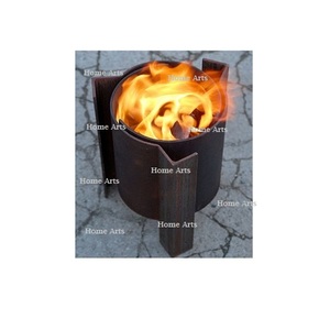 Customized Shape And Size <b>Fire</b> <b>Pit</b> Latest Design Black Color Wrought Iron Wood Burning <b>Fire</b> <b>Pit</b> At Affordable Pricing - Product Image 2