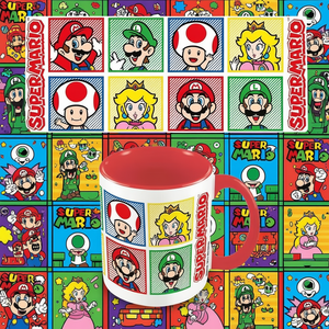 Taza de Cerámica Super Mario MGC26884 (315ml) con Interior Rojo de Pyramid International - Product Image 3
