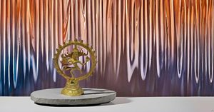 Latón Idol Lord Shiva bailando Natraj Murti Nataraja estatua decoración del hogar Metal hecho a mano Art Deco accesorios de decoración del hogar - Product Image 4