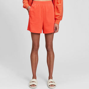 <b>Women's</b> Custom Summer <b>Sweat</b> <b>Shorts</b> with Drawstring and Two Side Pockets Solid Design Breathable Casual Style - Product Image 2