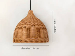 Abat-jour d'éclairage tissé en rotin nouveau design pour la décoration de la maison fait à la main du Vietnam - Product Image 3