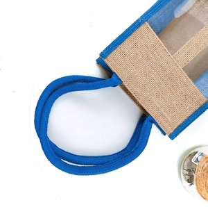 Sac pour vin en jute recyclé écologique imprimé personnalisé Textile naturel réutilisable de qualité supérieure en vente - Product Image 5