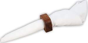 ชุดแหวนผ้าเช็ดปากทำจากไม้สำหรับผู้ถือช่างฝีมือ12คนโต๊ะตกแต่งงานเลี้ยงอาหารค่ำของตกแต่งของขวัญ (สไตล์2) - Product Image 5