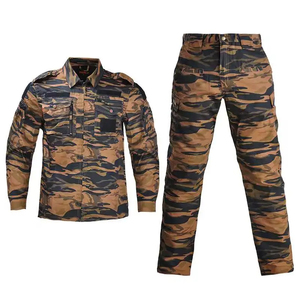 Uniforme de garde de sécurité hommes à manches longues extérieur coupe-vent respirant imperméable résistant à l'usure Camouflage costume Logo personnalisé - Product Image 4