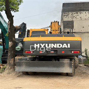 Pelle sur pneus Hyundai 210W-9 21 tonnes pelle originale de marque coréenne. Pelles sur pneus d'occasion modernes à vendre à bas prix - Product Image 3