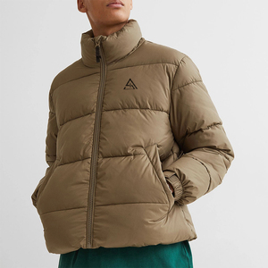 เสื้อแจ็คเก็ตพัฟเฟอร์ผู้ชายแบบกำหนดเอง เสื้อโค้ทกันหนาวแบบเย็บติดกัน น้ำหนักเบา อุ่นสบาย เสื้อผ้าแฟชั่นแนวสตรีท - Product Image 3