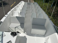 Yacht de croisière en aluminium personnalisé UBI 930, 11,8 m, 30 passagers, moteur in-bord ou hors-bord, 300 CV, 30,0-35,0 nœuds, construction soudée