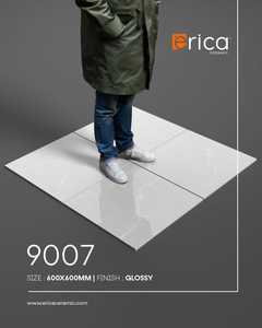 กระเบื้องปูพื้นเซรามิกพอร์ซเลนสีเทาเงา ขนาด 600x600 มม. คุณภาพดีเยี่ยม ราคาดีที่สุด ผลิตจากโรงงานในอินเดีย - Product Image 3