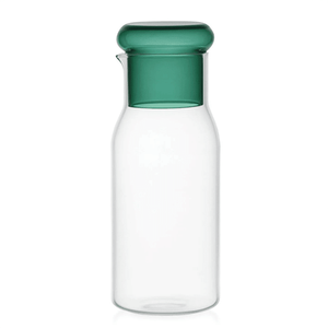 Carafe et décanteur en verre borosilicate 950 ml avec tasse, vaisselle de chevet - Product Image 1