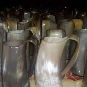 Corne à boire Viking 100% naturelle en corne de buffle polie pour bière ou eau, meilleure qualité, vente en gros en Inde - Product Image 6