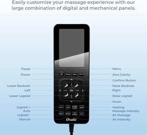 Fauteuil de massage SL Guide Rail pour usage domestique et professionnel, fauteuil de massage électrique à gravité zéro, cabine spatiale, massage complet du corps - Product Image 6