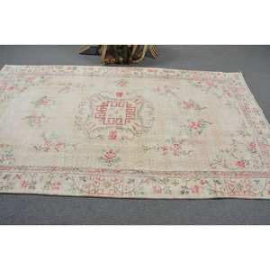 พรมขนแกะสไตล์ตุรกีวินเทจ5x8.6ft การออกแบบพื้นที่ขนาดใหญ่การเย็บปะติดปะต่อกันสไตล์ห้องโถงสี่เหลี่ยมผืนผ้าสำหรับวัยรุ่นพรมปูพื้นห้อง - Product Image 3