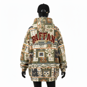 Sweat à capuche en molleton surdimensionné pour femme 340 GSM pull d'hiver doux et chaud avec logo personnalisé brodé confortable Streetwear sweats à capuche pour femmes - Product Image 2