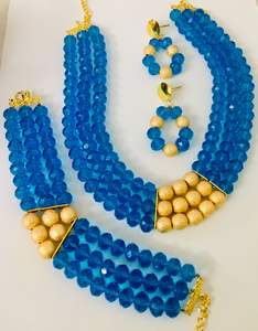 El conjunto de joyería de moda de Dubái Vintage chapado en oro de 24K incluye broches de collar Material de cobre Detalle de diamante hecho en Alemania - Product Image 5