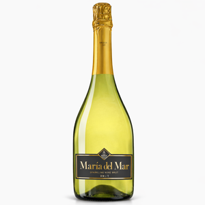 Vino Espumoso Blanco Brut Maria del Mar, Airen y Tempranillo, 10.5% ABV, Vino Espumoso Español, 750 ml - Product Image 1
