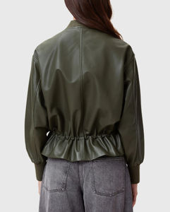 Artículo más vendido Chaqueta de cuero de moda informal para mujer de buena calidad Chaqueta de cuero para mujer de nuevo diseño al por mayor Chaquetas para mujer - Product Image 5