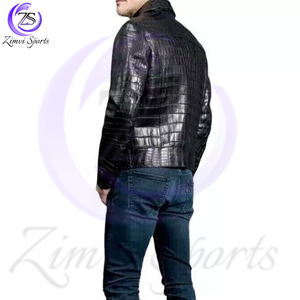 Premium ligero para ropa de calle diaria estilo urbano Vintage textura PU chaqueta de cuero para Otoño e Invierno POR Zimvi Sports - Product Image 6